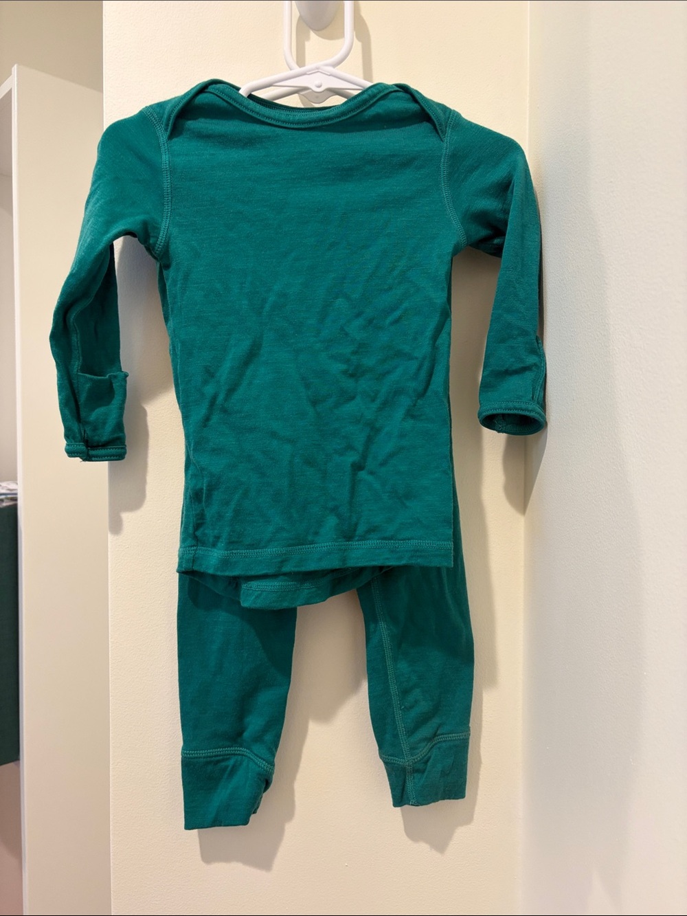 Iksplor Toddler Merino Wool Base Layer Set in Teal